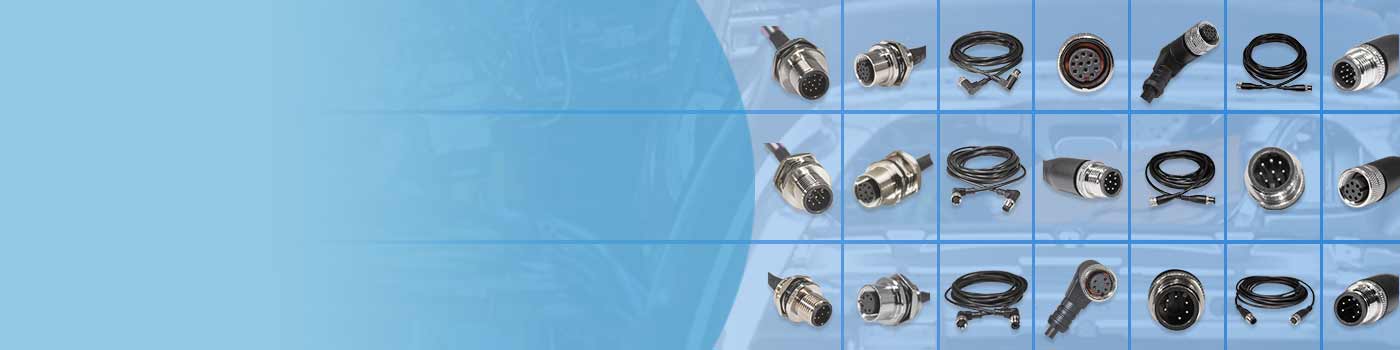 M12 A Coded Cable Assemblies In Straight or Right-Angle Receptacles & Cordsets